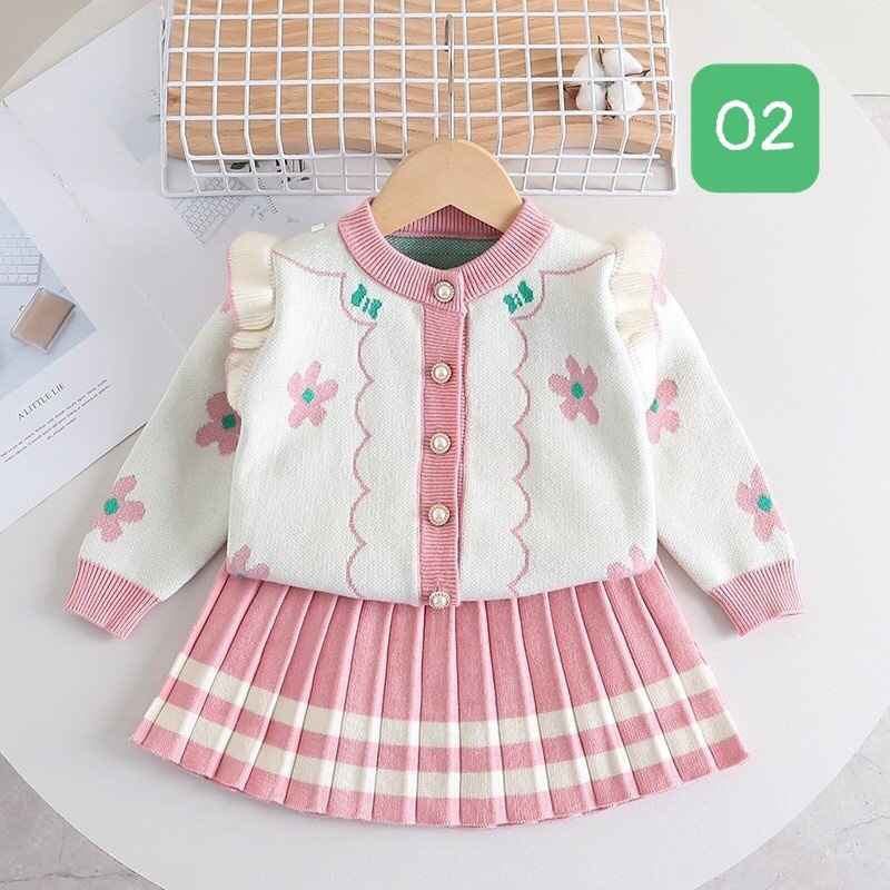 HA1482 - SET VÁY LEN QCCC BÉ GÁI