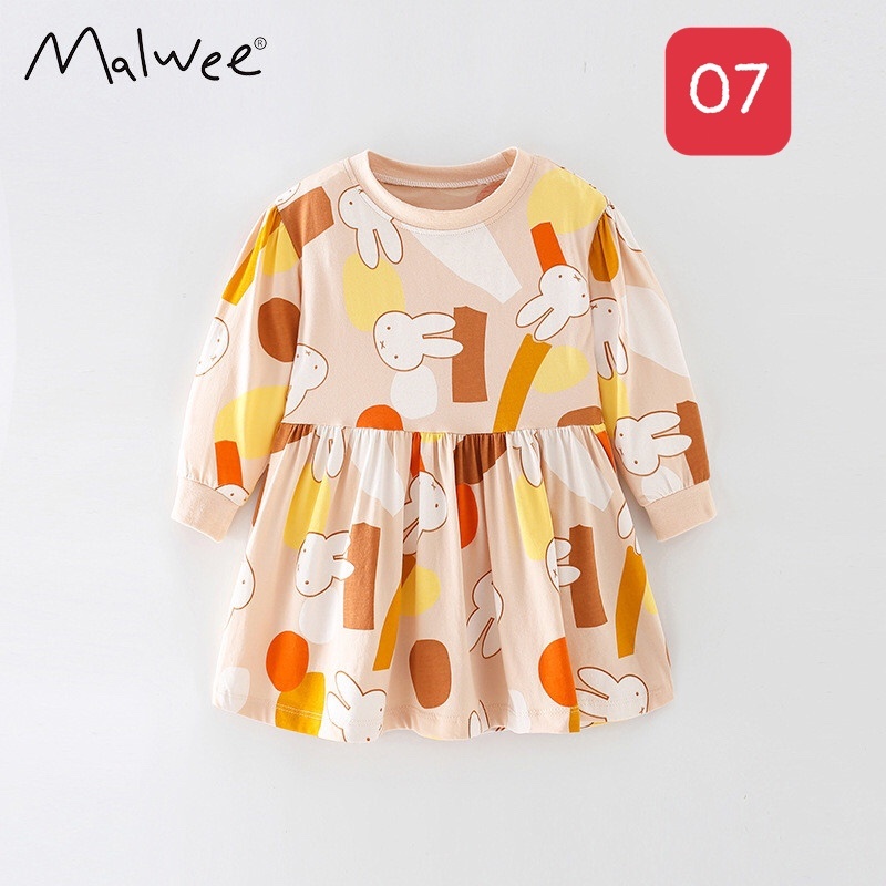 HA1981 - VÁY COTTON MALWEE BÉ GÁI