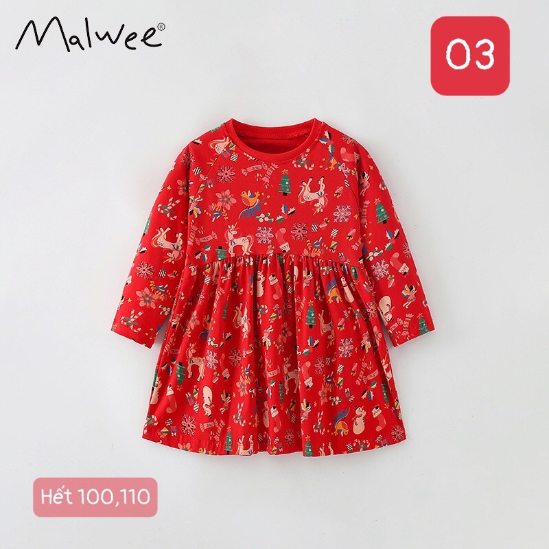 HA1981 - VÁY COTTON MALWEE BÉ GÁI