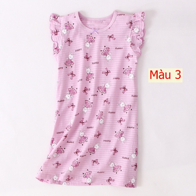 HH1984 - VÁY MAMDADKIDS BÉ GÁI TAY NGẮN