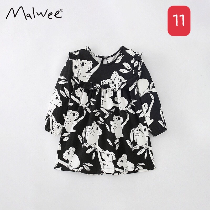 HA1981 - VÁY COTTON MALWEE BÉ GÁI