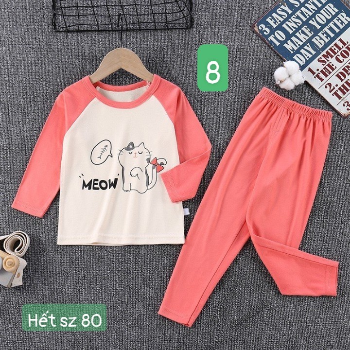 HA2083 - BỘ NỈ LÔNG CỪU GIỮ NHIỆT CHO BÉ