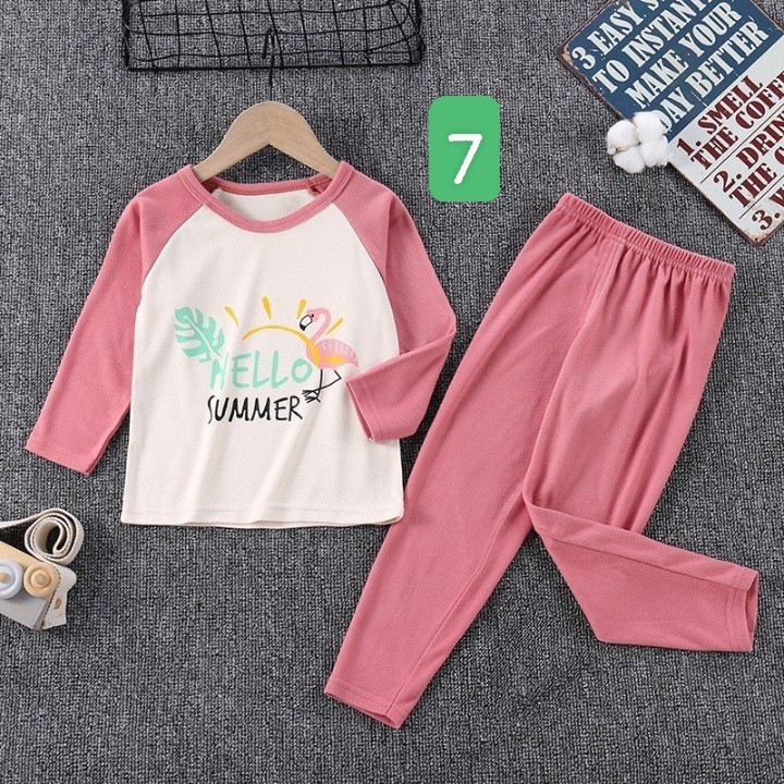 HA2083 - BỘ NỈ LÔNG CỪU GIỮ NHIỆT CHO BÉ