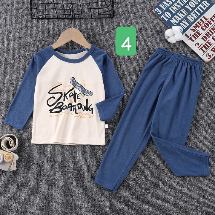 HA2083 - BỘ NỈ LÔNG CỪU GIỮ NHIỆT CHO BÉ