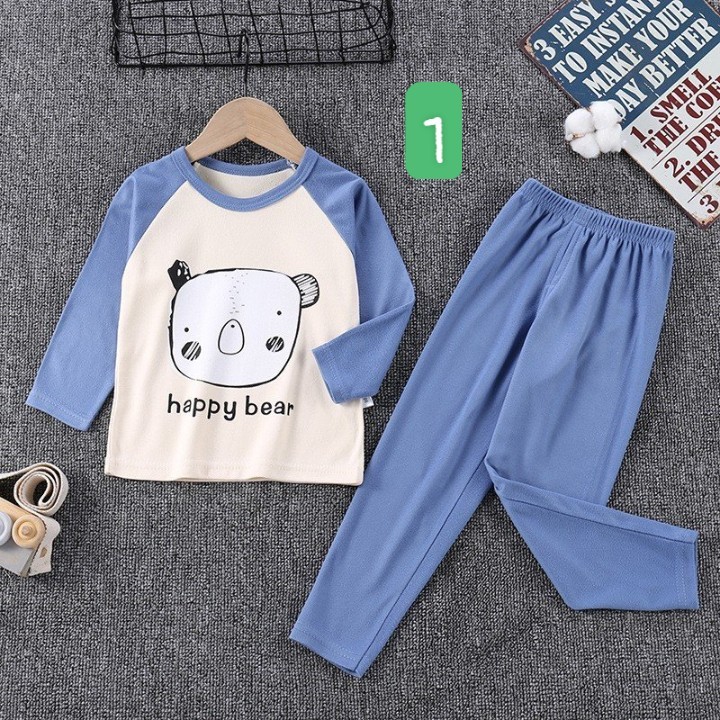 HA2083 - BỘ NỈ LÔNG CỪU GIỮ NHIỆT CHO BÉ