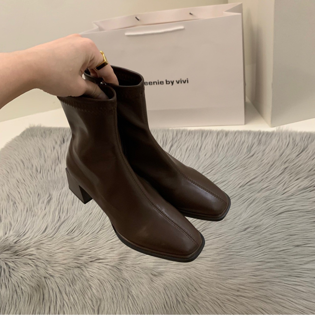 HA2181 - BOOT NỮ CỔ NGẮN