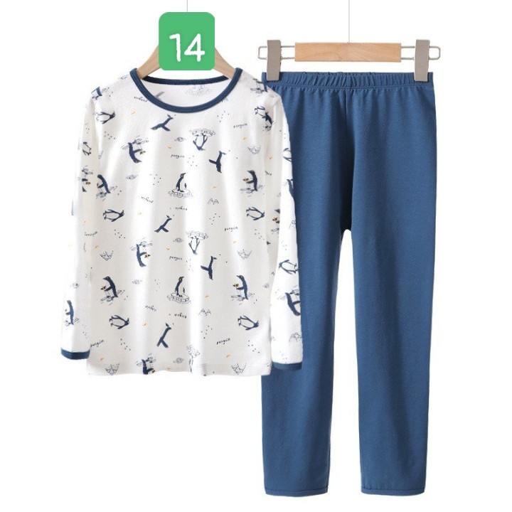 HA2381 - BỘ COTTON MẶC NHÀ MAMDADKIDS CHO BÉ