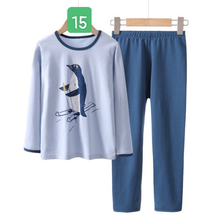 HA2381 - BỘ COTTON MẶC NHÀ MAMDADKIDS CHO BÉ