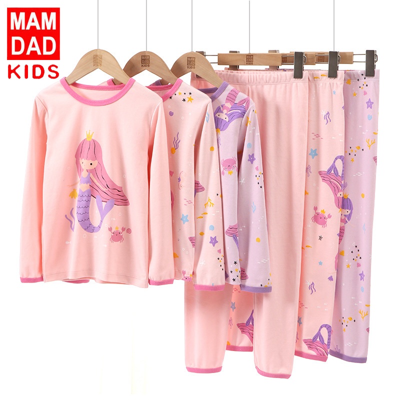 HA2381 - BỘ COTTON MẶC NHÀ MAMDADKIDS CHO BÉ