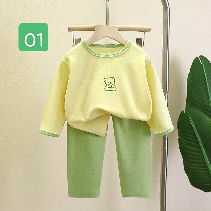 HA24106 - BỘ NỈ NHUNG TUYẾT CHO BÉ