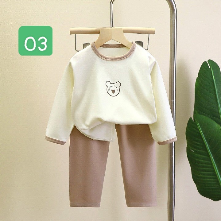 HA24106 - BỘ NỈ NHUNG TUYẾT CHO BÉ
