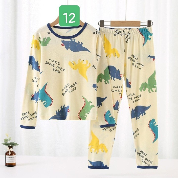 HA2381 - BỘ COTTON MẶC NHÀ MAMDADKIDS CHO BÉ