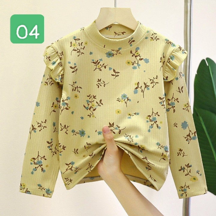 HA2385 - ÁO THUN DÀI TAY CHO BÉ GÁI