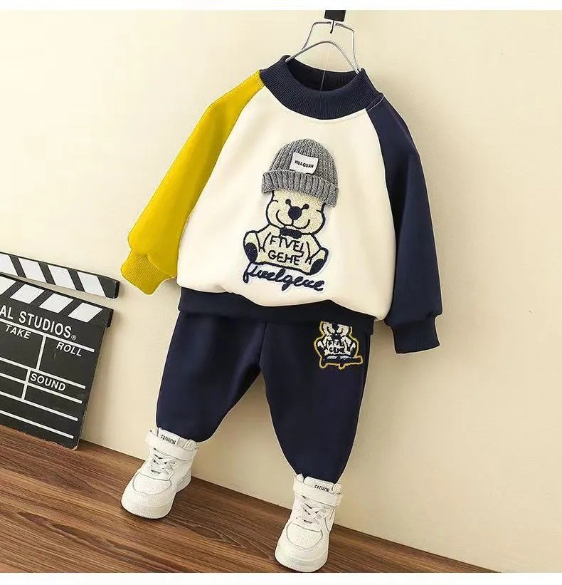 HA2486 - BỘ NỈ GẤU CHO BÉ