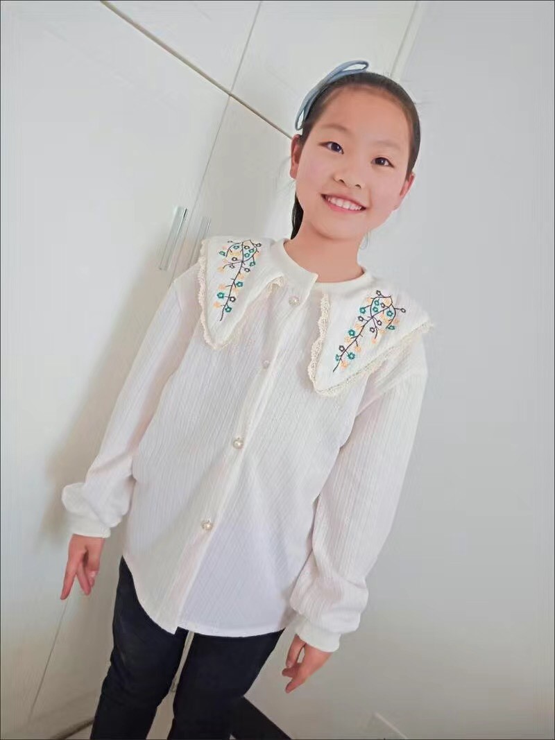 HH2484 - ÁO LEN BÉ GÁI PHONG CÁCH HÀN