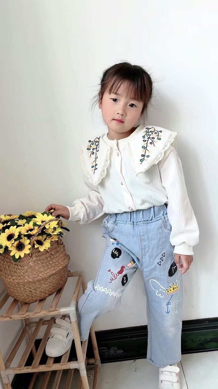 HH2484 - ÁO LEN BÉ GÁI PHONG CÁCH HÀN