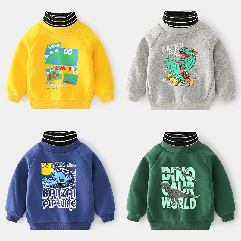 HA2685 - ÁO NỈ KHỦNG LONG WELLKIDS
