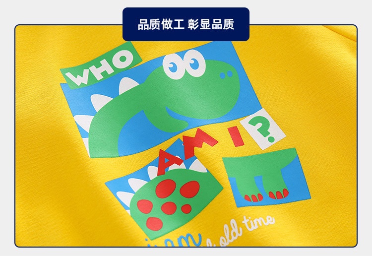 HA2685 - ÁO NỈ KHỦNG LONG WELLKIDS