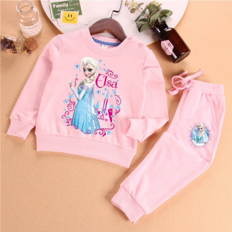 HA2784 - BỘ NỈ ELSA BÉ GÁI