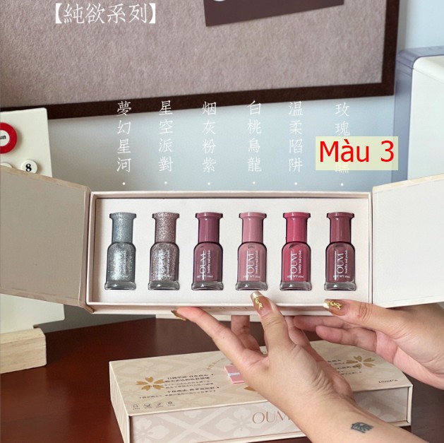HH2982 - SET 6 LỌ SƠN MÓNG TAY OUM