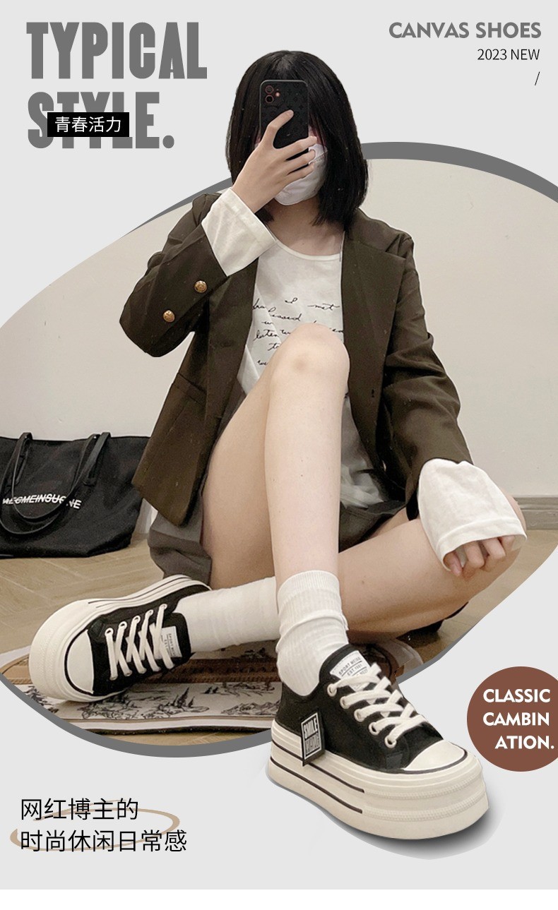 HH2984 - ☘️☘️GIÀY TT NỮ ĐẾ CAO