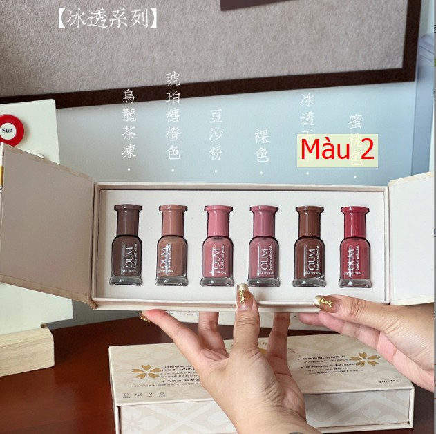 HH2982 - SET 6 LỌ SƠN MÓNG TAY OUM