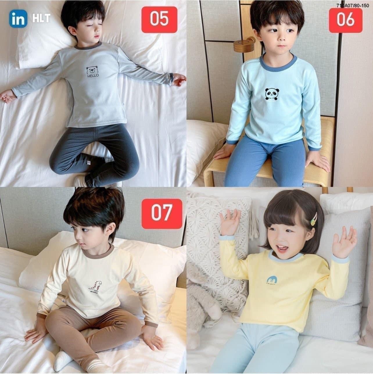 HA6104 - BỘ THU ĐÔNG DÀI TAY CHO BÉ