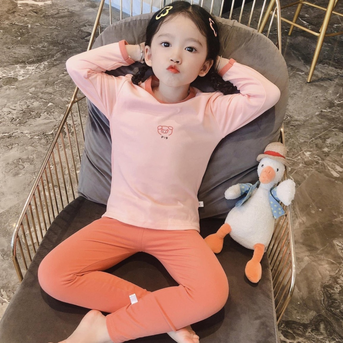 HA6104 - BỘ THU ĐÔNG DÀI TAY CHO BÉ
