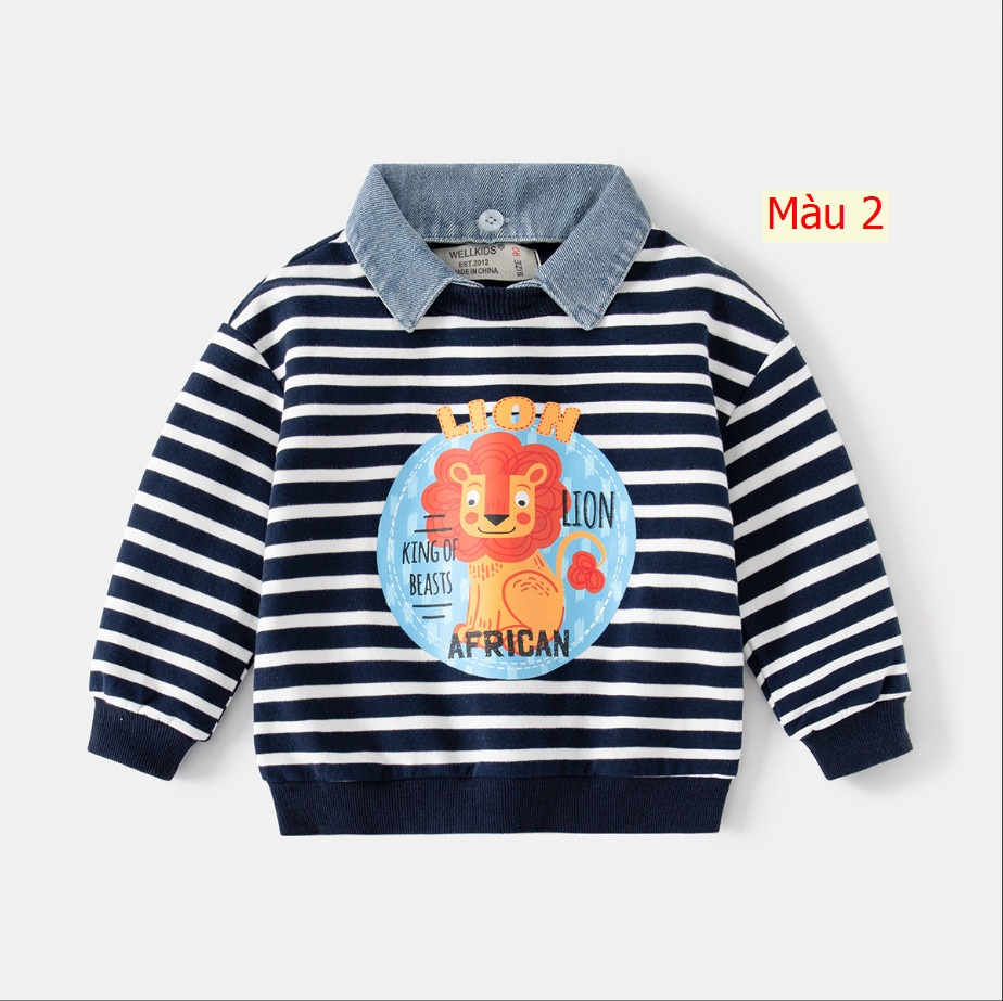 HH692 - ÁO POLO BÉ TRAI CHÍNH HÃNG WELLKIDS