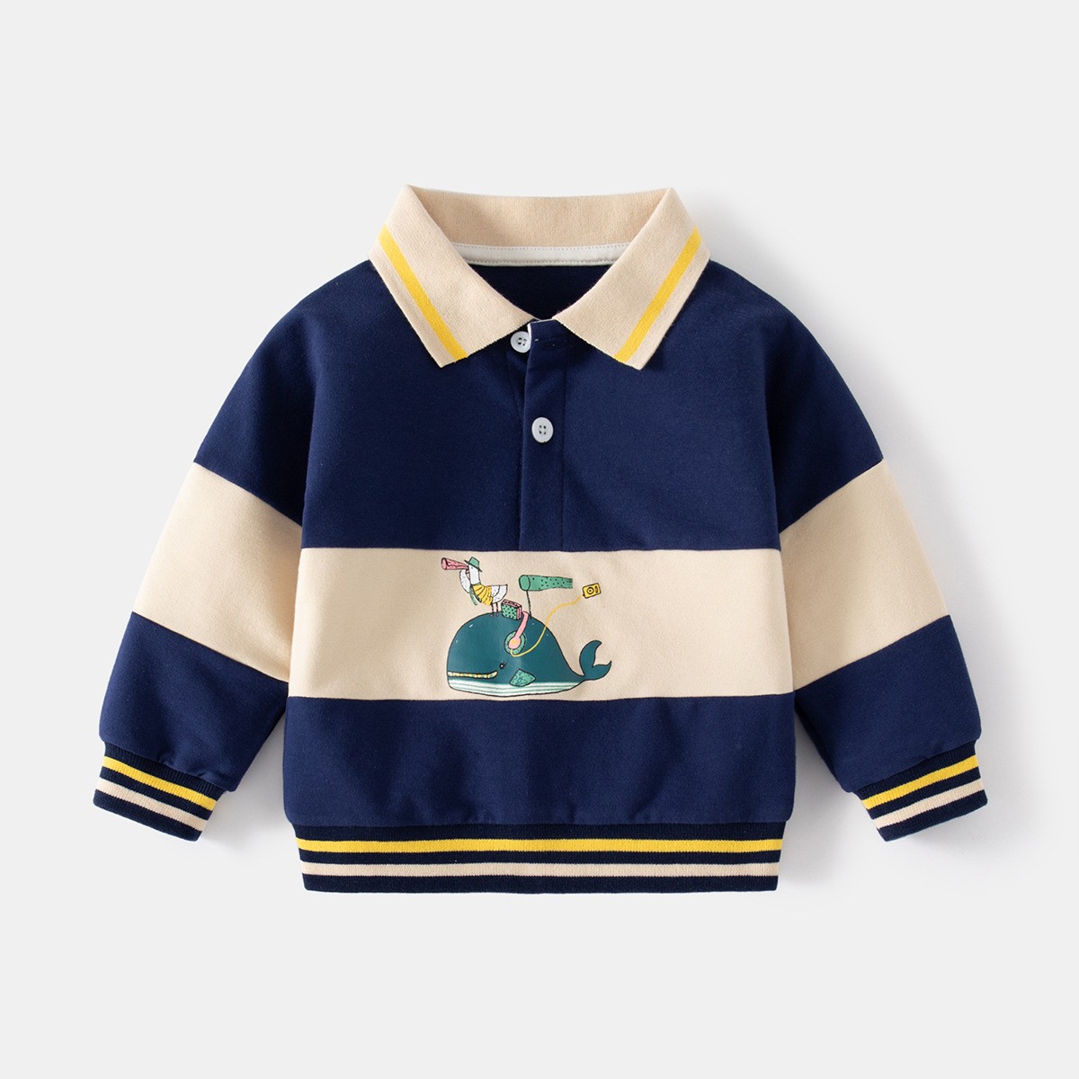 HH692 - ÁO POLO BÉ TRAI CHÍNH HÃNG WELLKIDS