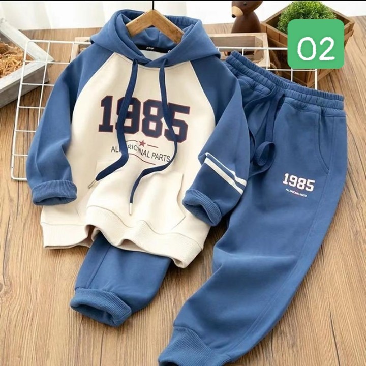 HA895 - BỘ NỈ THU ĐÔNG BÉ TRAI 1985