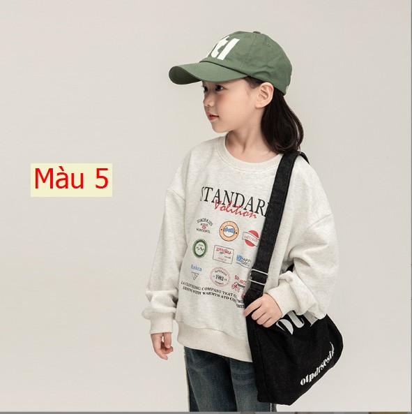 HH10910 - ÁO NỈ BÉ GÁI CHÍNH HÃNG AMBB KIDS