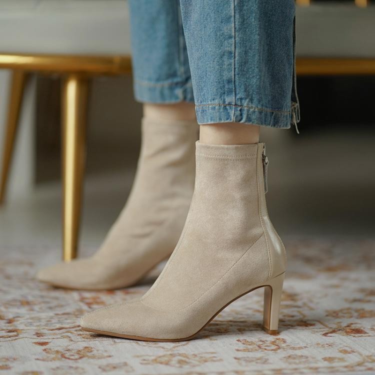 HH1091 - BOOT DA LỘN CỔ THẤP