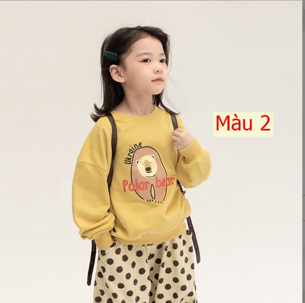 HH10910 - ÁO NỈ BÉ GÁI CHÍNH HÃNG AMBB KIDS