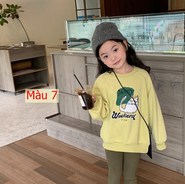 HH1095 - ÁO NỈ BÉ GÁI HÃNG AMBB KIDS