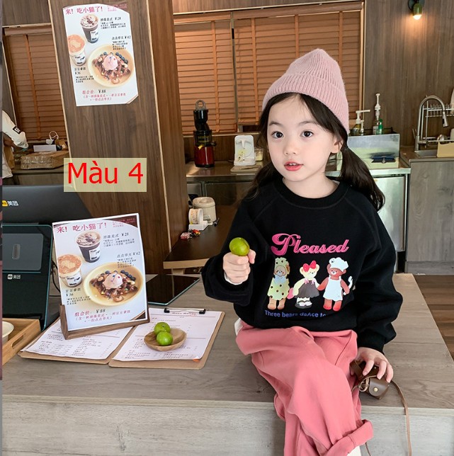 HH1095 - ÁO NỈ BÉ GÁI HÃNG AMBB KIDS