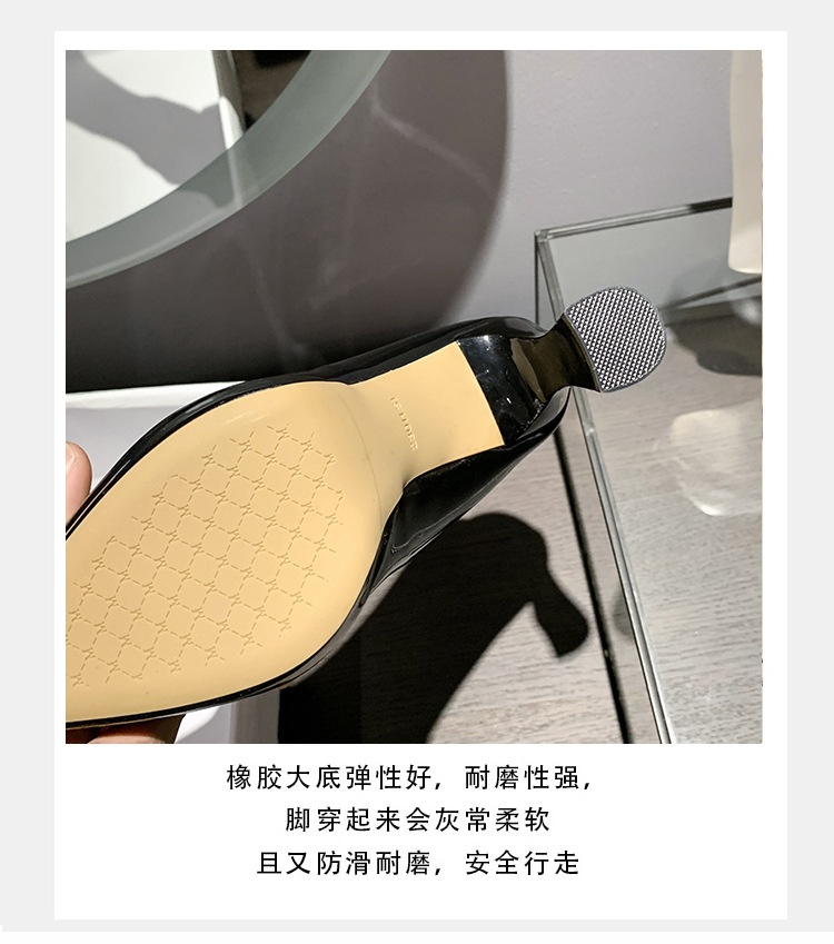 HA1196 - GIÀY CAO GÓT DA BÓNG ĐẾ ĐÚP 7P