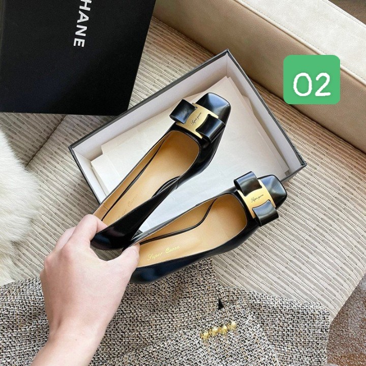 HA1491 - GIÀY CAO GÓT MŨI VUÔNG NỮ