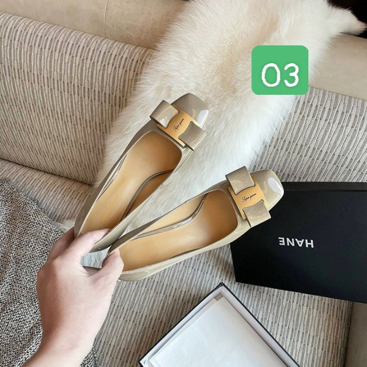 HA1491 - GIÀY CAO GÓT MŨI VUÔNG NỮ
