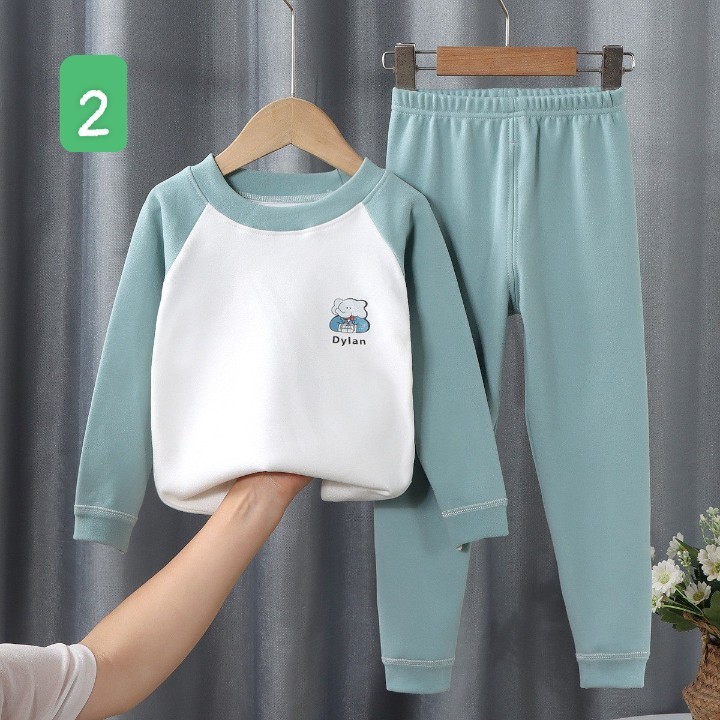 HA1592 - BỘ NỈ MẶC NHÀ CHO BÉ