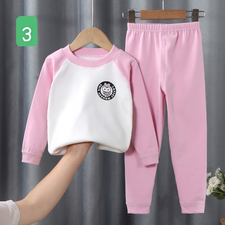 HA1592 - BỘ NỈ MẶC NHÀ CHO BÉ