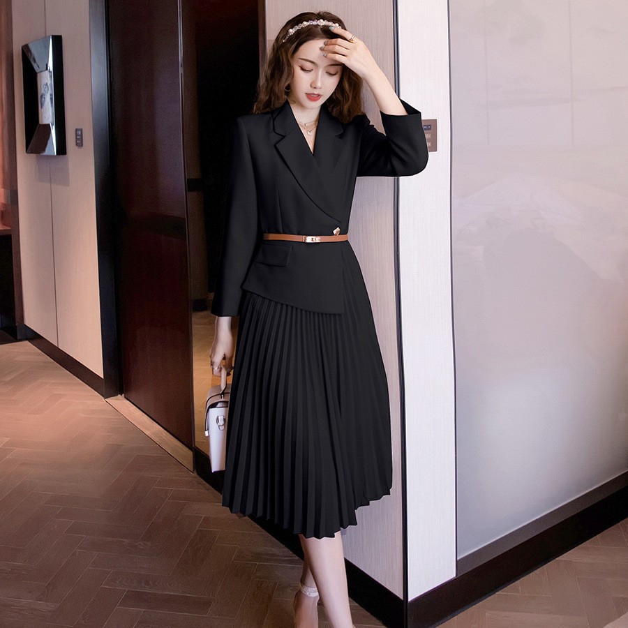 HA1596 - VÁY VEST XẾP LY KÈM BALET