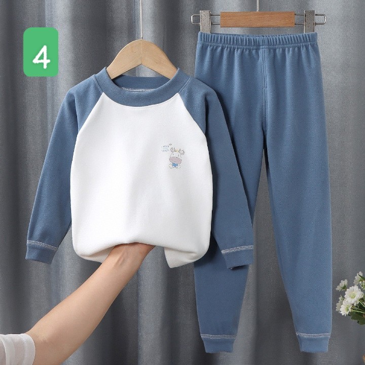 HA1592 - BỘ NỈ MẶC NHÀ CHO BÉ