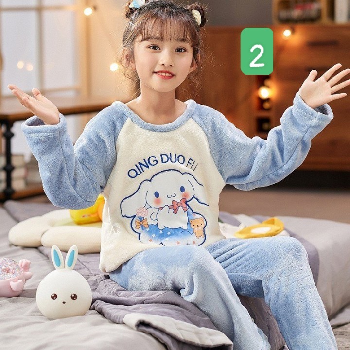 HA1795 - BỘ LÔNG HOẠT HÌNH BÉ GÁI