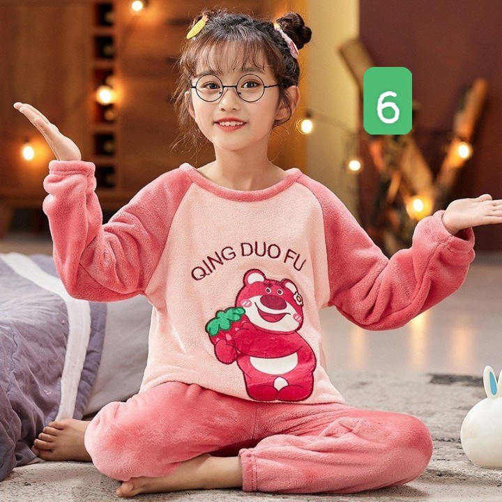 HA1795 - BỘ LÔNG HOẠT HÌNH BÉ GÁI