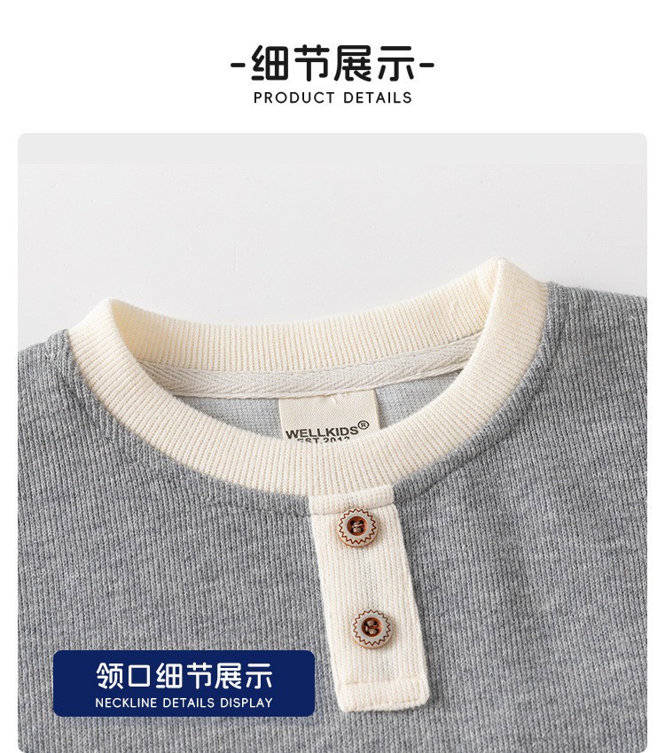 HH1692 - BỘ MẶC NHÀ BÉ TRAI CHÍNH HÃNG WELLKIDS