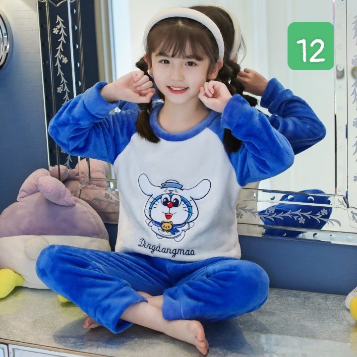 HA1795 - BỘ LÔNG HOẠT HÌNH BÉ GÁI