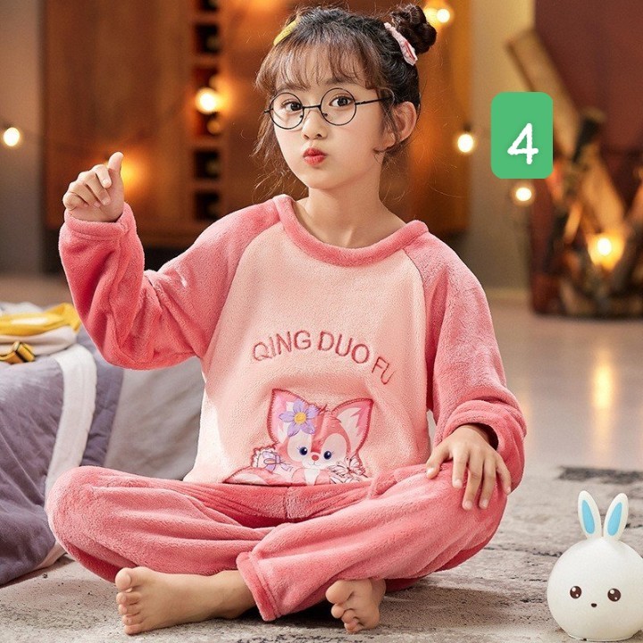 HA1795 - BỘ LÔNG HOẠT HÌNH BÉ GÁI