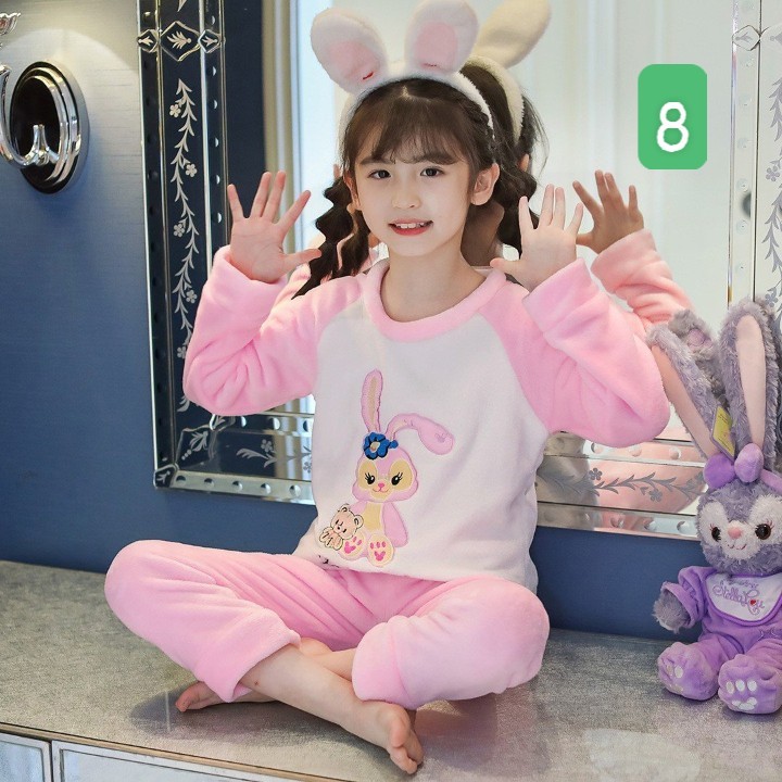HA1795 - BỘ LÔNG HOẠT HÌNH BÉ GÁI