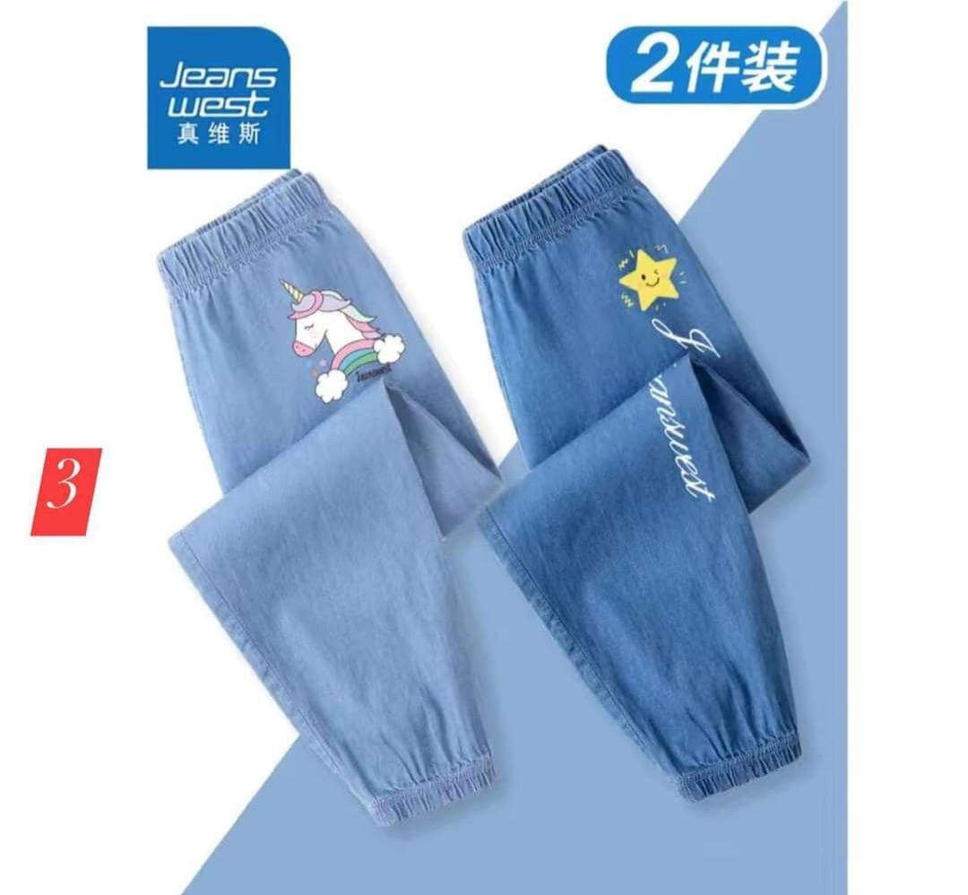 HH1793 - 𝗦𝗘𝗧 𝗤𝗨𝗔̂̀𝗡 Jean Giấy BÉ 𝗚𝗔́𝗜 CHÍNH HÃNG JEANWEST